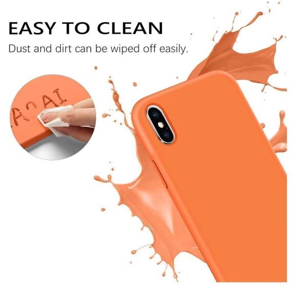 GUAGUA compatible with iPhone XS/X case 5.8 inch liquid silicone, soft gel - Picture 2 of 12